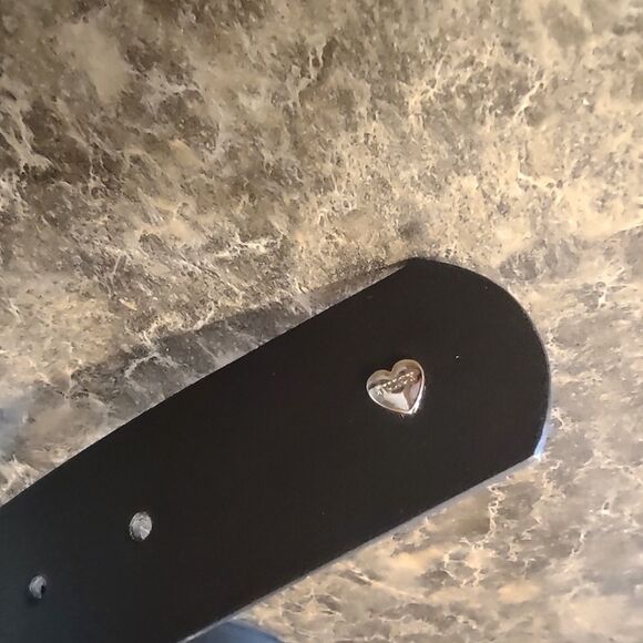 JUICY COUTURE Black Golf Rhinestone Belt Size M/L NWT - Picture 4 of 8